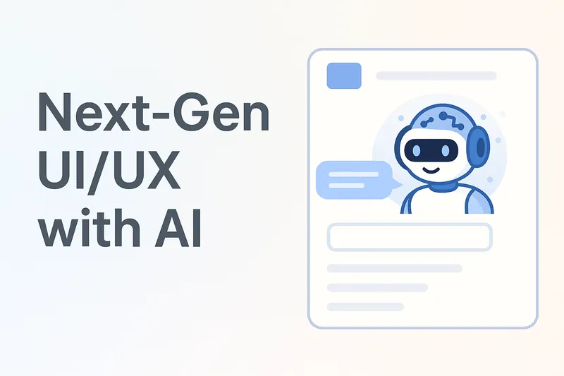Next-Gen UI/UX with AI