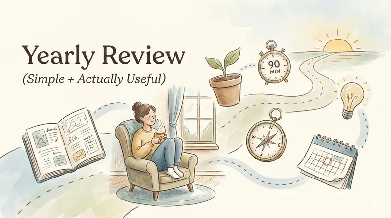 The Yearly Review (Simple + Actually Useful)