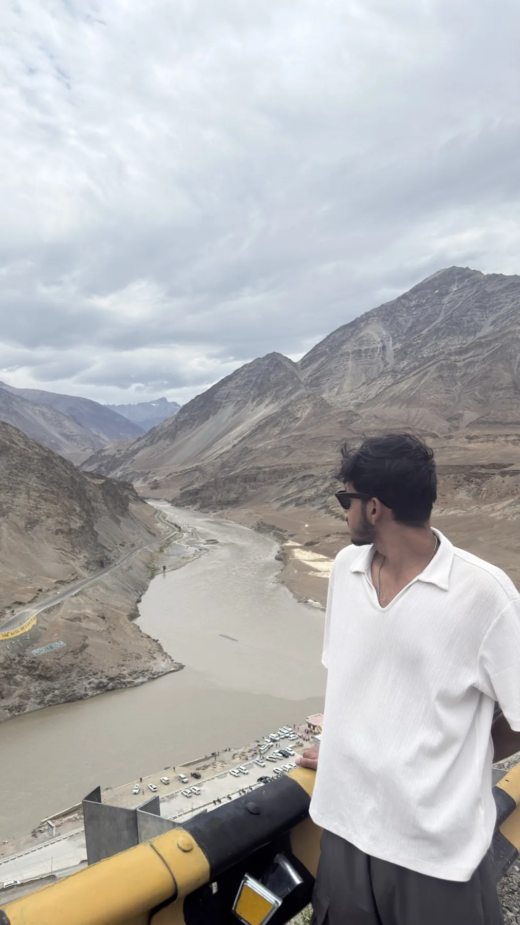 The Indus and Zanskar meeting at the Sangam